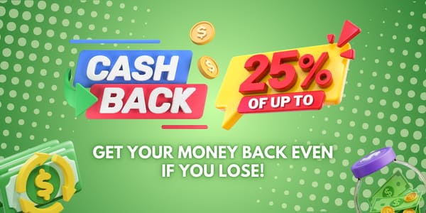 Casino game selection promotion banner